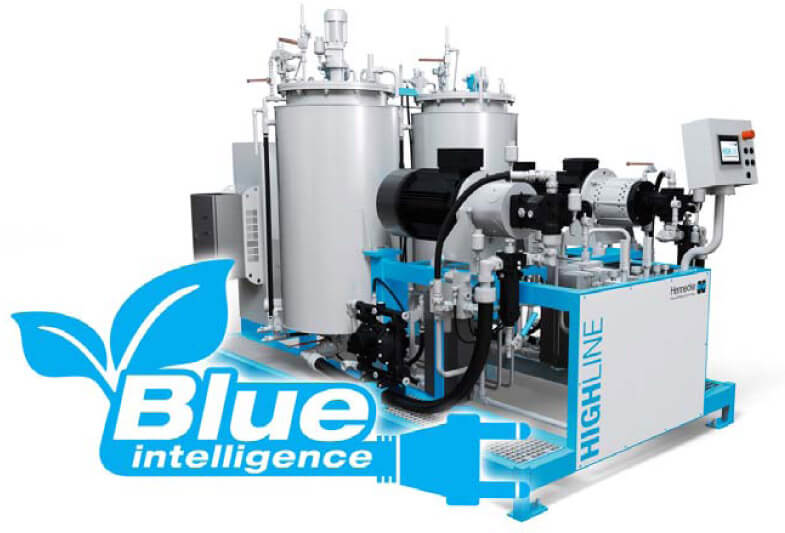 Blue Intelligence: clear reduction of energy costs in polyurethane high-pressure metering Blue Intelligence: clear reduction of energy costs in polyurethane high-pressure metering