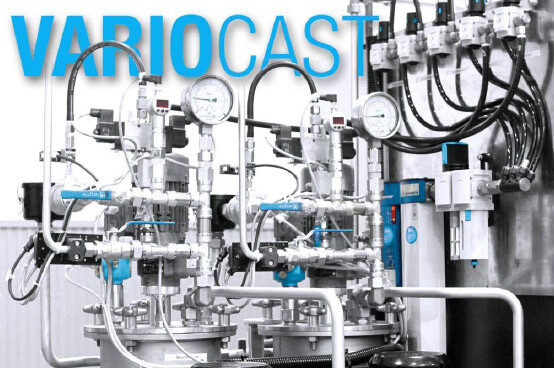 Effective reduction of the mould holding times; VARIOCAST Effective reduction of the mould holding times; VARIOCAST