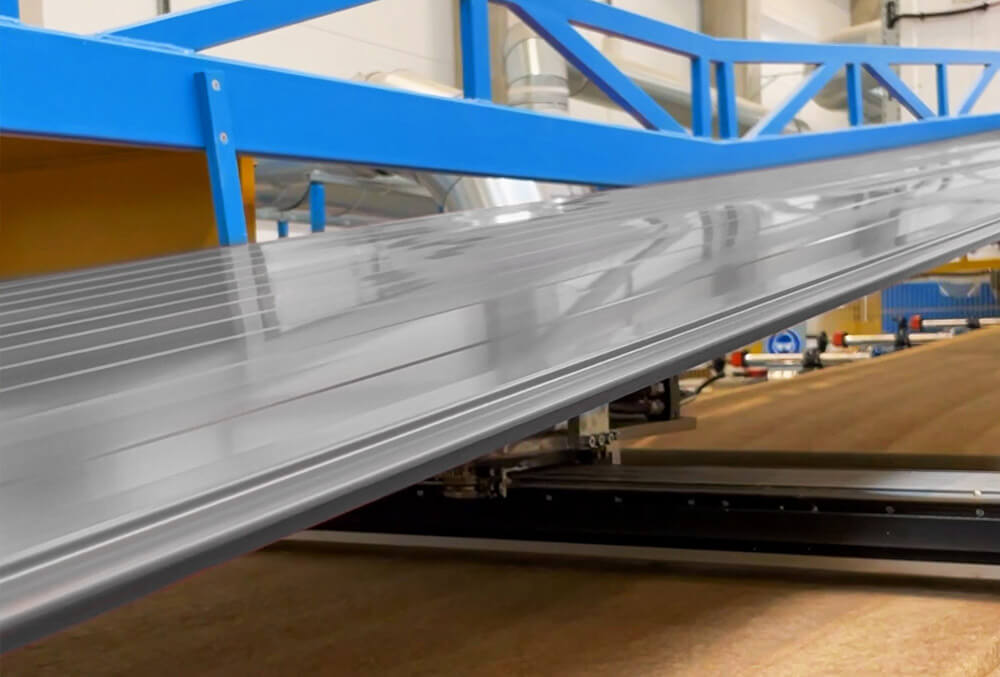PANELMASTER STEEL: Mineral wool (miwo) infeed / supply of mineral wool plates